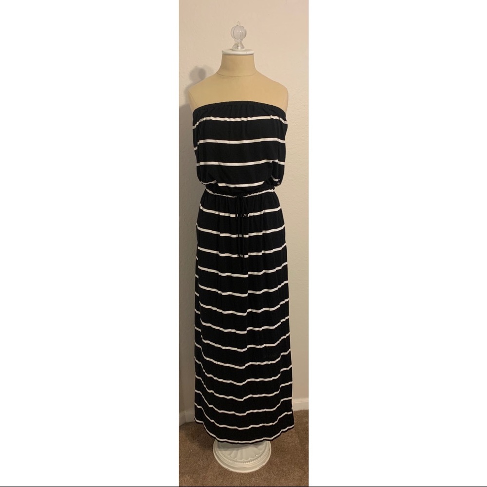 J.Crew Striped Maxi Dress